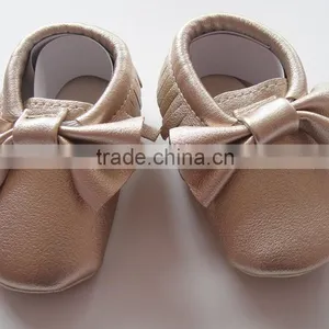 Wholesale Shoes Baby Moccasins Soft Leather Baby Shoes for Soft Sole Baby Shoes thumbnail-2