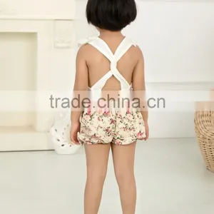 Baby Girl Bubble Romper Lace Romper For Infant Cute Kids Clothes thumbnail-2