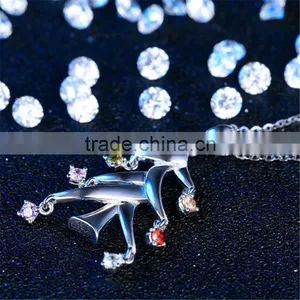 New Arrival Christmas Jewelry 925 Sterling Silver Christmas Tree Shape Pendant thumbnail-3