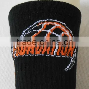 Custom OEM Whole Sale Black Elite Basketball Socks thumbnail-5