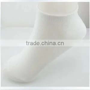 High Quality Factory Price Plain White Socks thumbnail-1