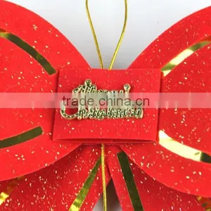 HFR-T309 Christmas Bowknot and Bell Pendants Big Lots Christmas Decorations thumbnail-5