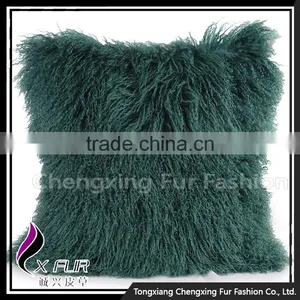 CX-D-04Q Wholesale Decorative Personalized Sheep Fur Cushion Cover thumbnail-4