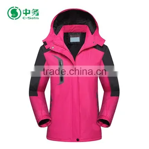 2017 Fashion Custom Logo Winter Waterproof Snowboard Clothing Women Ski Jacket thumbnail-3