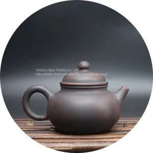 Pure Handmade Ceramic Family Kungfu Tea Pot Chinese Qinzhou Nixing Pottery Clay Pot thumbnail-3