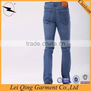 Blue Solid Mens Jeans Pants Stock Lot thumbnail-5