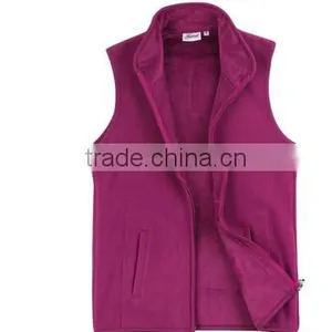 Hotting Selling Polar Fleece Vest Wholesale Collared Sweatshirt for Women KM0425 thumbnail-3