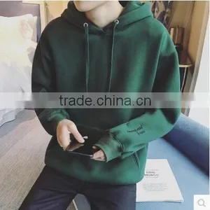 More Letters Han Edition Add Wool Embroidery Hooded Head Set Loose Fleece Jacket thumbnail-1