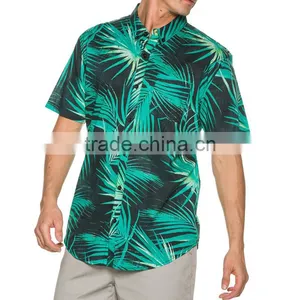 China Wholesale Mens Hawaiian Shirt, Coconut Palm Hawaiian Shirt thumbnail-1