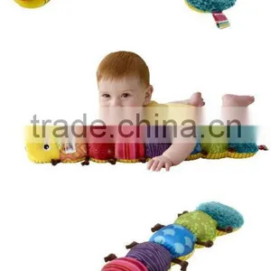 Hot!!!Popular Colorful Musical Inchworm Musical Baby Plush Toys Educational Toys thumbnail-1
