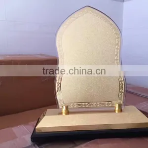 2017 New Design Metal Trophy /wooden Base Trophy / Black Acrylic Trophy /crystal Trophy Kjj-02 thumbnail-4