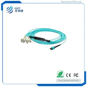 High Speed Transmission Optical Cable Multi Core MPO Patch Cord for 40G/100G Transmission thumbnail-1