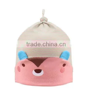New Design Cute Bear Knitted Kids Cotton Hat thumbnail-5