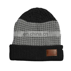 Stylish Custom Plain Winter Running Beanie With Custom Tag thumbnail-2
