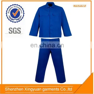 EU Market Cheap Work Clothing Bue Wear Engineering Uniform Workwear thumbnail-1