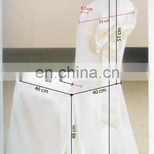 Chair Cover With Bowknot thumbnail-1