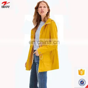 Women's Winter Outwear Yellow Color Ladies Warm Parka Hooded Jacket Coat thumbnail-1
