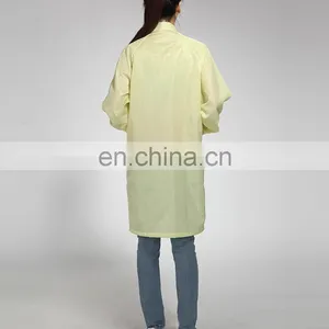 China Hot Sale Antistatic Polyester Grid Coverall Clean Room Coverall thumbnail-4