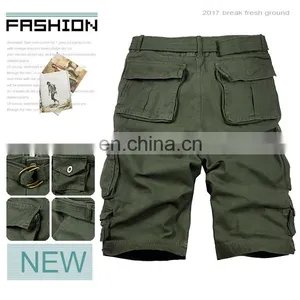 Summer High Quality Outdoor Casual Custom Cheap 100% Cotton Multi Color 1/2 Baggy Cargo Shorts for Men Professional Manufacturer thumbnail-2