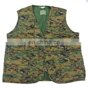 Woodland Digital Camouflage Tactical Combat Vest thumbnail-2