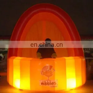 Indoor or Outdoor Using PVC & PVC Tarpaulin Giant Advertising Inflatable Booth thumbnail-1