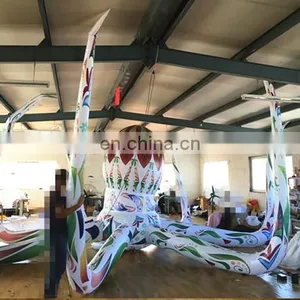 New Christmas Wedding Party LED Light Decoration Inflatable Jellyfish for Sale thumbnail-3