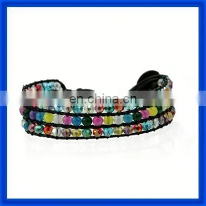 New 2014 Silk Thread Wrapped Bangle Bracelet TPCL102 thumbnail-1