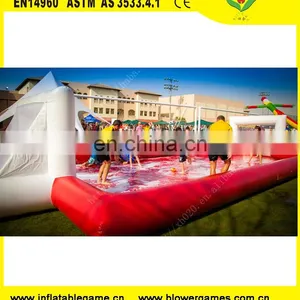 Inflatable Water Football Soapy Inflatable Bubble Football Games thumbnail-1
