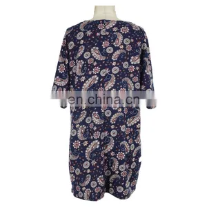 Paisley Print Top Free Size Women Clothing OEM Supplier thumbnail-2