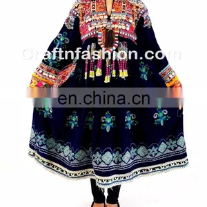 Vintage Banjara Kuchi Tribal Ethnic Clothes- Vintage Traditional Kutchi- Vintage Gypsy Afghani Handmade Kuchi Dress thumbnail-6