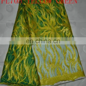 2015 New Arrival Fashion Sequins Guipure Lace Fabric(FL705)high Quality/best Price/in Stock/popular/fashion/prompt Delivery thumbnail-3