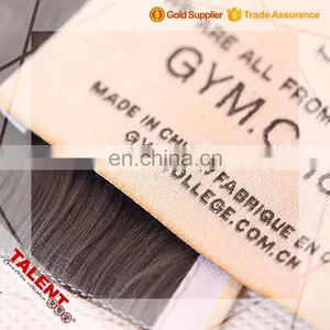 Private Custom Cotton Yarn Garment Woven Label thumbnail-2