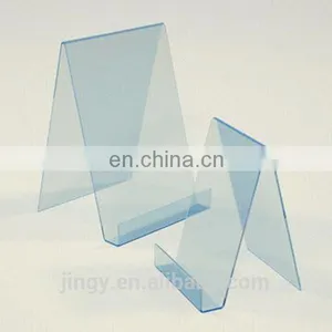 Cheap Blue Transparent Lucite Document Folder Display Stand thumbnail-1