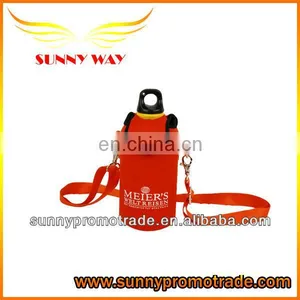 Neoprene Stubby Water Bottle Holder With Strap thumbnail-1