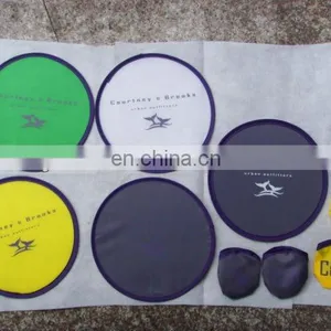 Promotional Foldable Nylon 190T Frisbee With Printing Logo thumbnail-3