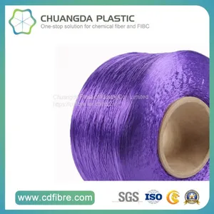 100% Textile 900d Purple FDY PP Yarn for Cabled Twist thumbnail-2