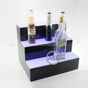 Counter Custom Acrylic Wine Display Stand With Light thumbnail-1