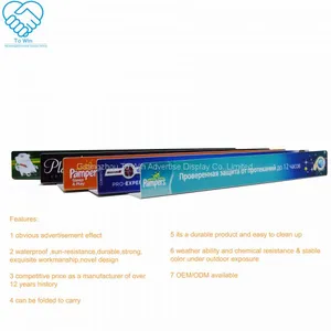 PVC Plastic/acrylic Supermarket Shelf Label Holder Price Tag Holder for Glass and Wood Shelves thumbnail-1