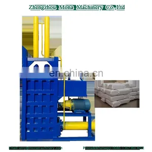Small Hydraulic Garbage Packing Machine / Waste Paper Scrap Baler thumbnail-1