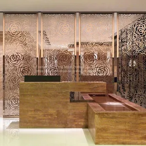 Hotel Metal Decoration Wall Design Stainless Steel Decoration thumbnail-3