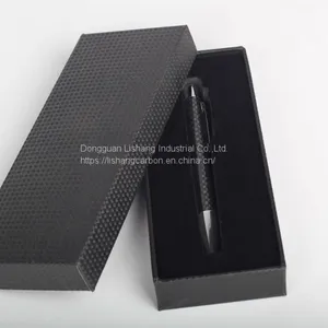Custom Logo Business Carbon Fiber Neutral Pen Rotating Type Gel Pen thumbnail-5
