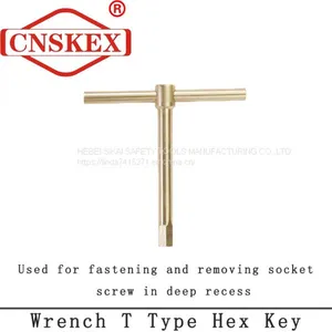 Non Sparking Wrench T Type Hex Key Tools thumbnail-3