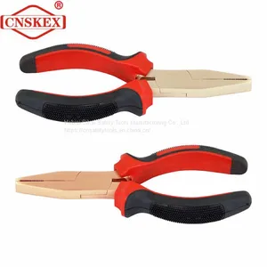 Non Sparking Anit-explosion Pliers Flat Nose Al-cu Safety Manual Tools 200mm thumbnail-1