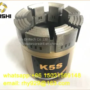 AQ BQ NQ HQ PQ Impregnated Core Drill Bit Diamond Widely Used in Wire-line Drilling Series thumbnail-5