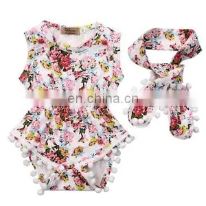 Newborn Baby Clothes Polka Dot Cute Baby Clothes Baby Romper Organic Cotton thumbnail-4
