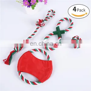 Christmas Gift Interactive Pet Dog Toys Set Wholesale Dog Toy Christmas Rope thumbnail-4