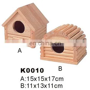 Wholesale Factory Luxury Natural Wooden Custom Hamster Cages For Sale thumbnail-3
