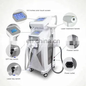 Professional 4 In1 e Light Ipl rf nd Yag Laser q Switched Hair Removal Machine thumbnail-5