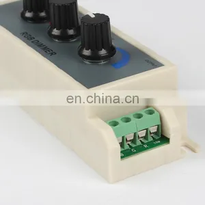 DC12V 24V 9A Knob RGB LED Dimmer Controller Output for RGB/ Single Color LED Strip Lights thumbnail-2