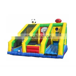 3 N 1 Sports Inflatable Basketball Baseball Football Games Interactive Team Building Games Sport thumbnail-1